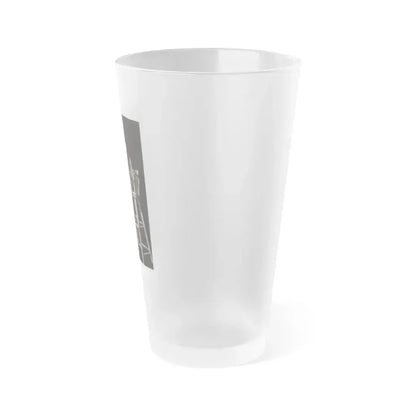 Allison Hayes #58 (Vintage Female Icon) Frosted Pint Glass 16oz - Go Mug Yourself