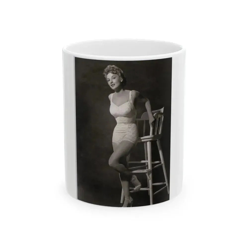 Allison Hayes #58 (Vintage Female Icon) White Coffee Mug 11oz - Go Mug Yourself