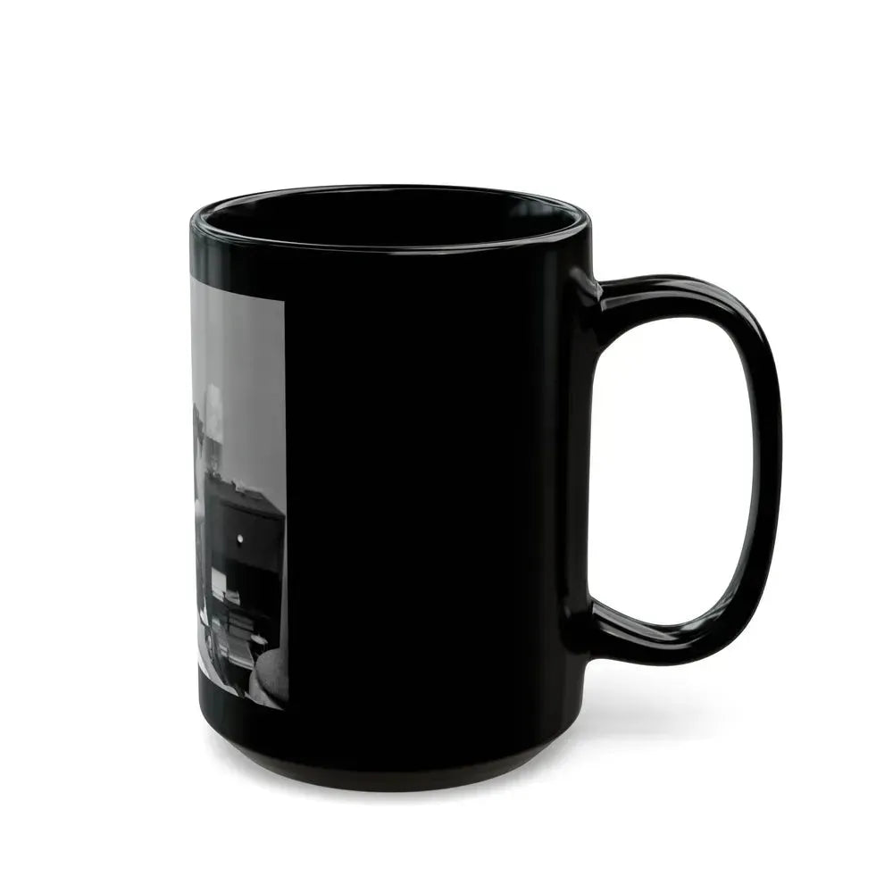 Allison Hayes #75 (Vintage Female Icon) Black Coffee Mug - Go Mug Yourself