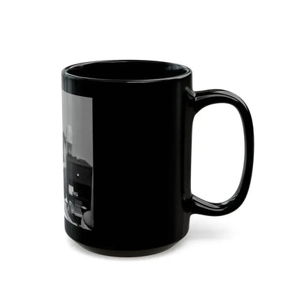 Allison Hayes #75 (Vintage Female Icon) Black Coffee Mug - Go Mug Yourself