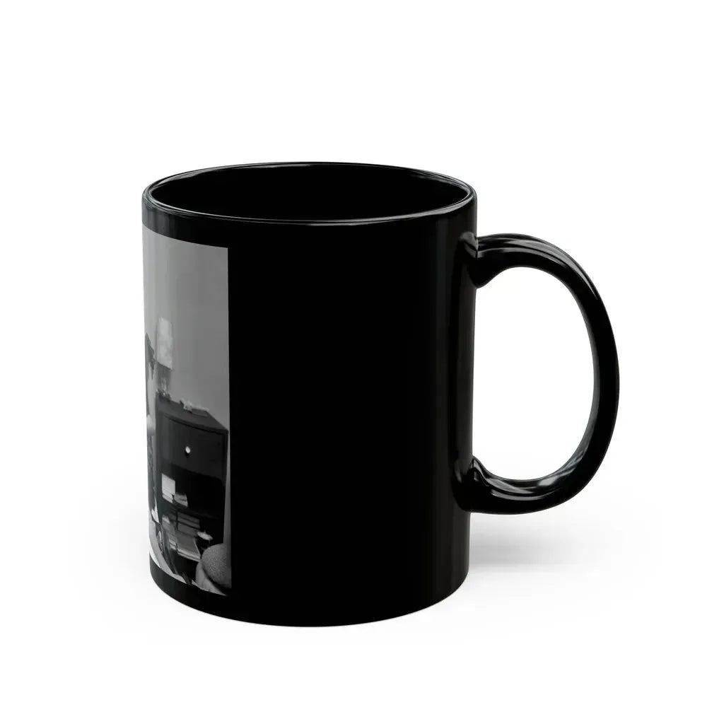 Allison Hayes #75 (Vintage Female Icon) Black Coffee Mug - Go Mug Yourself