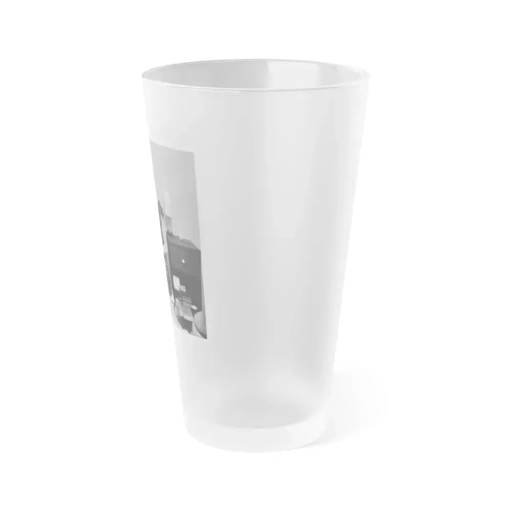Allison Hayes #75 (Vintage Female Icon) Frosted Pint Glass 16oz - Go Mug Yourself