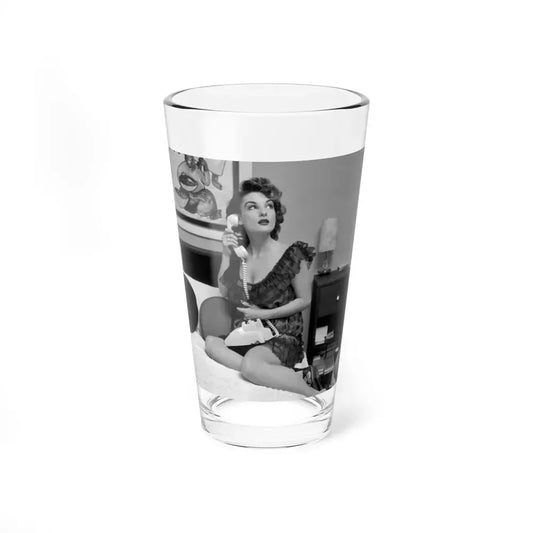 Allison Hayes #75 (Vintage Female Icon) Pint Glass 16oz 16oz - Go Mug Yourself