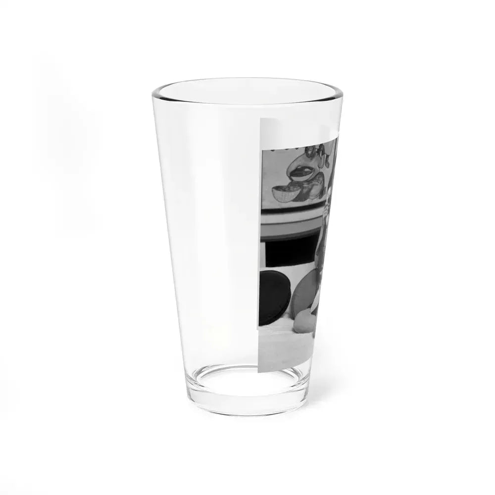Allison Hayes #75 (Vintage Female Icon) Pint Glass 16oz - Go Mug Yourself