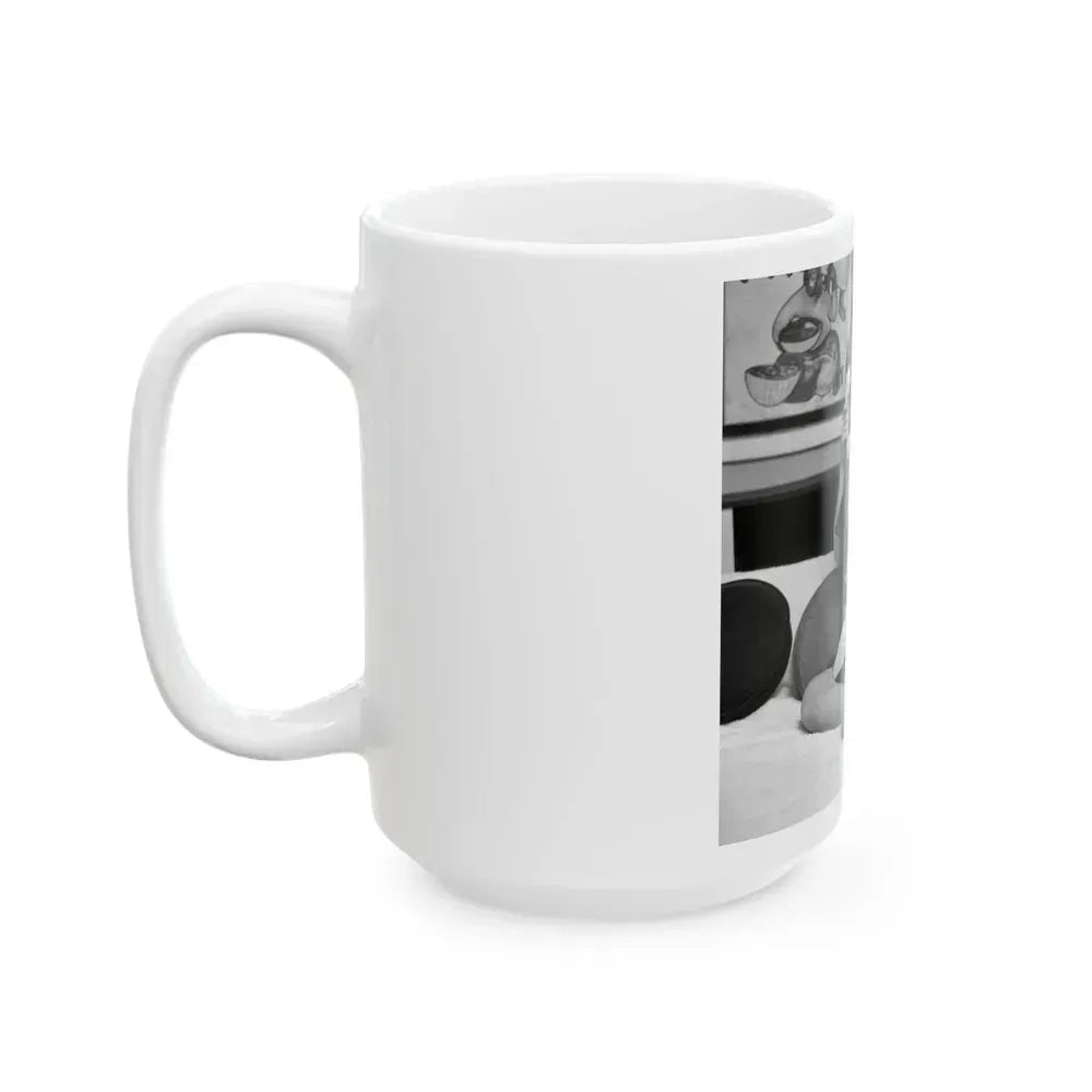 Allison Hayes #75 (Vintage Female Icon) White Coffee Mug - Go Mug Yourself