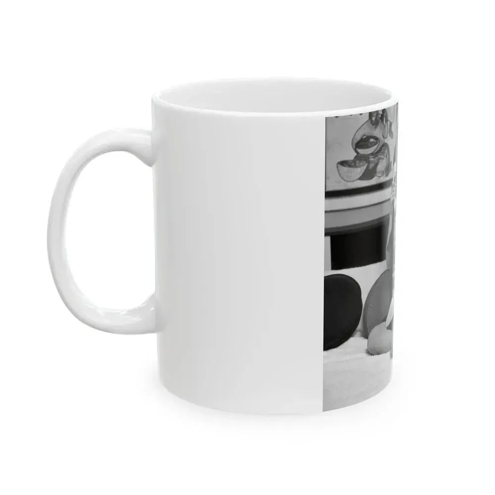 Allison Hayes #75 (Vintage Female Icon) White Coffee Mug - Go Mug Yourself