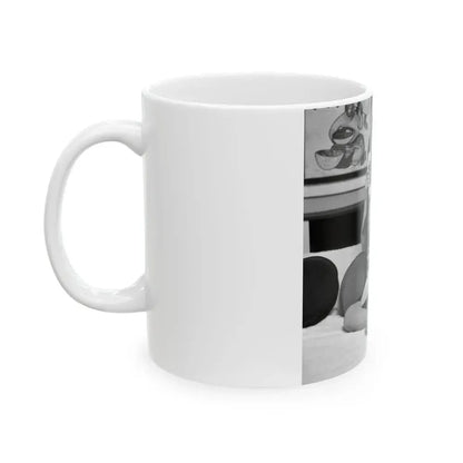Allison Hayes #75 (Vintage Female Icon) White Coffee Mug - Go Mug Yourself