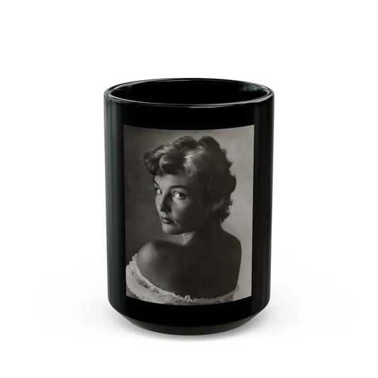 Allison Hayes #89 (Vintage Female Icon) Black Coffee Mug 15oz - Go Mug Yourself