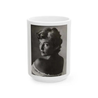 Allison Hayes #89 (Vintage Female Icon) White Coffee Mug 15oz - Go Mug Yourself