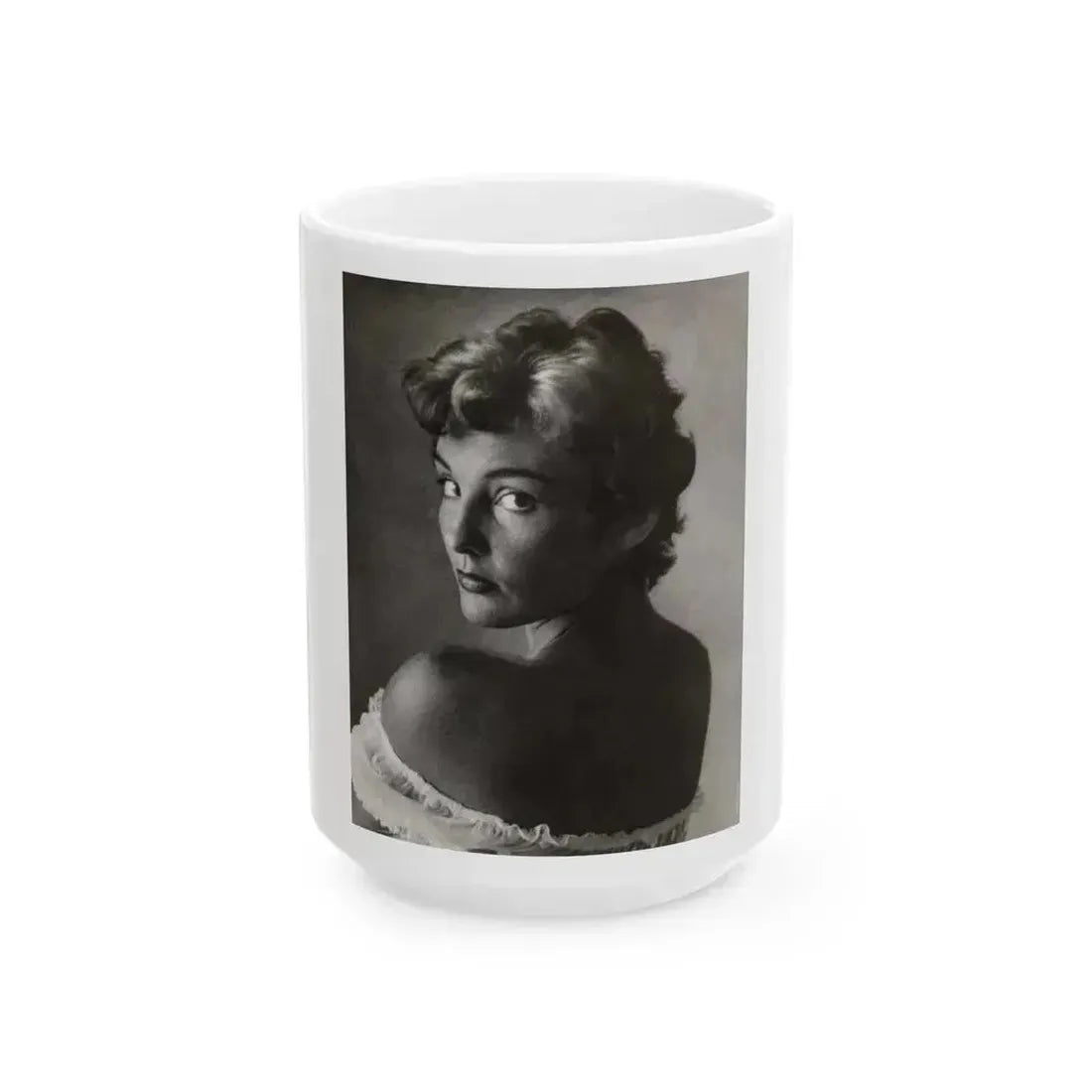 Allison Hayes #89 (Vintage Female Icon) White Coffee Mug - Go Mug Yourself