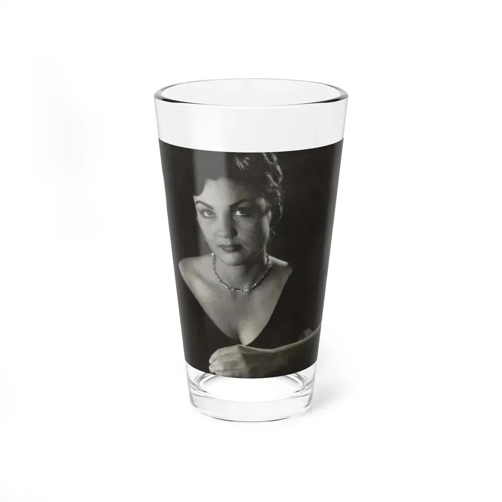 Allison Hayes #95 (Vintage Female Icon) Pint Glass 16oz 16oz - Go Mug Yourself