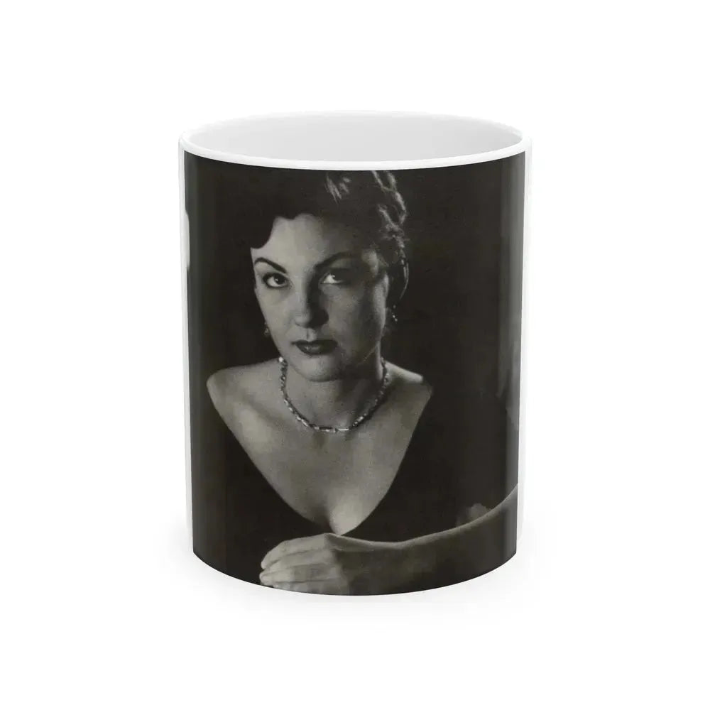 Allison Hayes #95 (Vintage Female Icon) White Coffee Mug 11oz - Go Mug Yourself