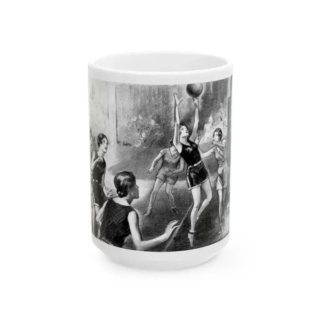 Alma Mater (1), Redbook, February 1931 - White Coffee Mug 15oz - Go Mug Yourself
