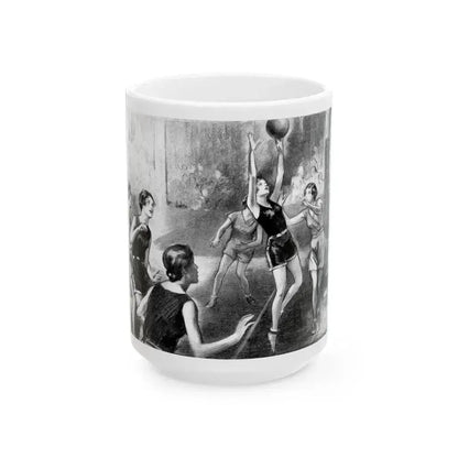 Alma Mater (1), Redbook, February 1931 - White Coffee Mug 15oz - Go Mug Yourself