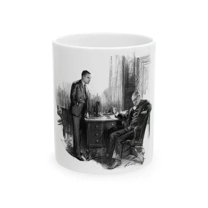 Alma Mater (2), Redbook, February 1931 - White Coffee Mug 11oz - Go Mug Yourself