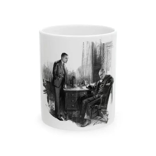 Alma Mater (2), Redbook, February 1931 - White Coffee Mug 11oz - Go Mug Yourself