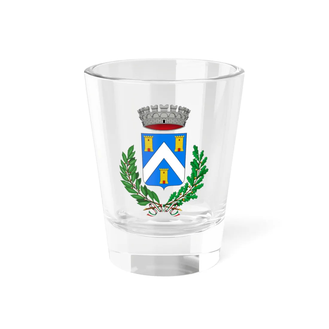 Almese-Stemma (Italy) (Coat of Arms) Shot Glass 1.5oz 1.5oz - Go Mug Yourself
