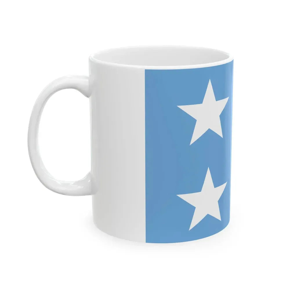 Almirante de la armada Argentina bandera (Argentina) White Coffee Mug - Go Mug Yourself