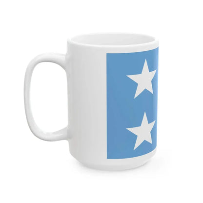 Almirante de la armada Argentina bandera (Argentina) White Coffee Mug - Go Mug Yourself