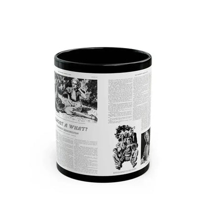 Almost a What!, Saturday Evening Post, June 26, 1937 - Black Coffee Mug 11oz - Go Mug Yourself