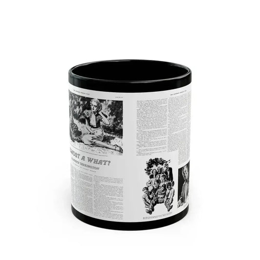 Almost a What!, Saturday Evening Post, June 26, 1937 - Black Coffee Mug 11oz - Go Mug Yourself