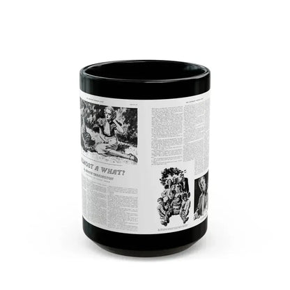 Almost a What!, Saturday Evening Post, June 26, 1937 - Black Coffee Mug 15oz - Go Mug Yourself