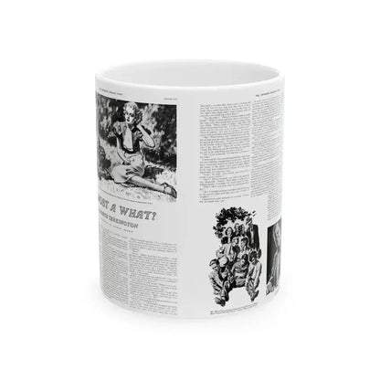Almost a What!, Saturday Evening Post, June 26, 1937 - White Coffee Mug 11oz - Go Mug Yourself