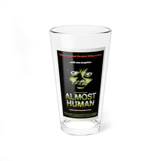 ALMOST HUMAN 1974 Movie Poster - Pint Glass 16oz 16oz - Go Mug Yourself