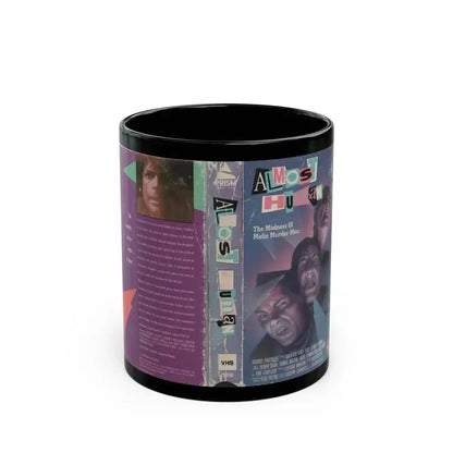 ALMOST HUMAN (VHS COVER) - Black Coffee Mug 11oz - Go Mug Yourself