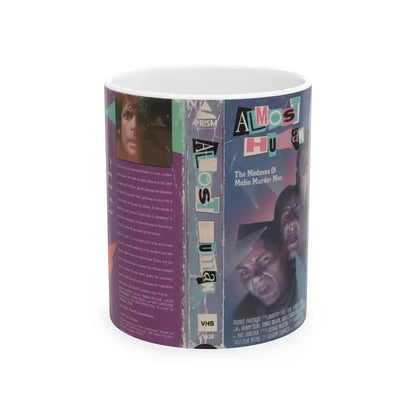 ALMOST HUMAN (VHS COVER) - White Coffee Mug 11oz - Go Mug Yourself