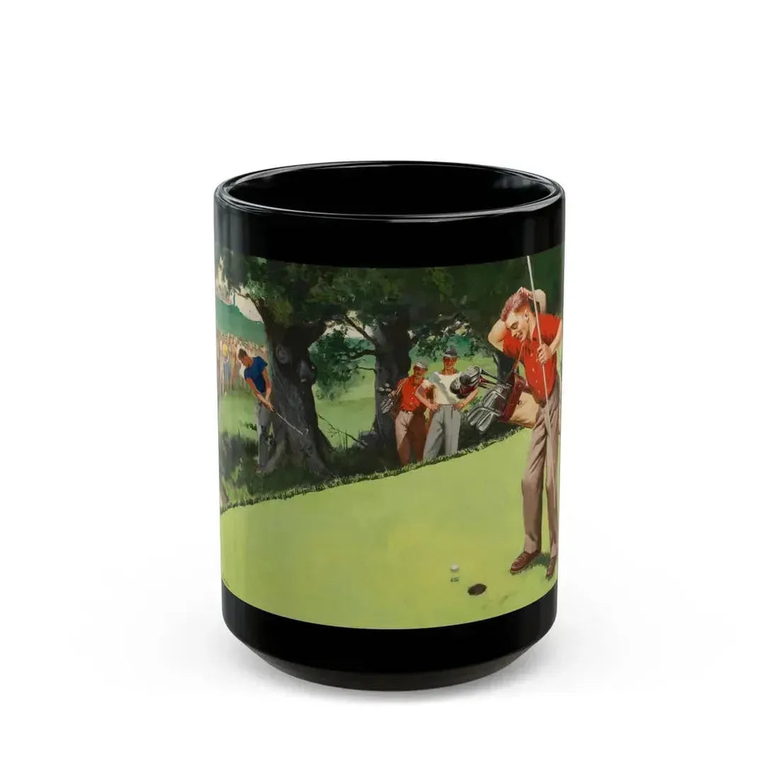 Almost In - Black Coffee Mug 15oz - Go Mug Yourself