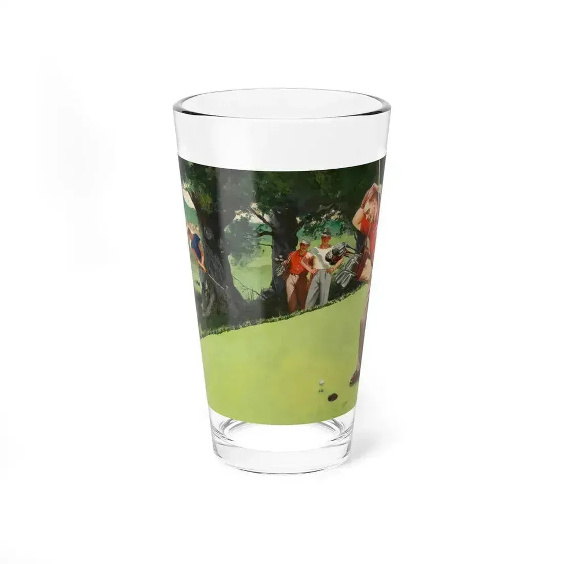 Almost In (Magazine Illustration) Pint Glass 16oz 16oz - Go Mug Yourself