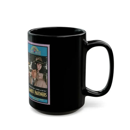 ALMOST PARTNERS WONDERWORKS FAMILY MOVIE (VHS COVER) - Black Coffee Mug - Go Mug Yourself