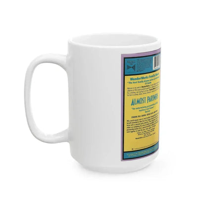 ALMOST PARTNERS WONDERWORKS FAMILY MOVIE (VHS COVER) - White Coffee Mug - Go Mug Yourself