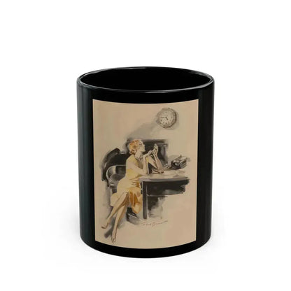 Almost Quitting Time - Black Coffee Mug 11oz - Go Mug Yourself