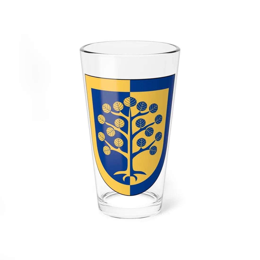 Alnö-vapen (Sweden) (Coat of Arms) Pint Glass 16oz 16oz - Go Mug Yourself