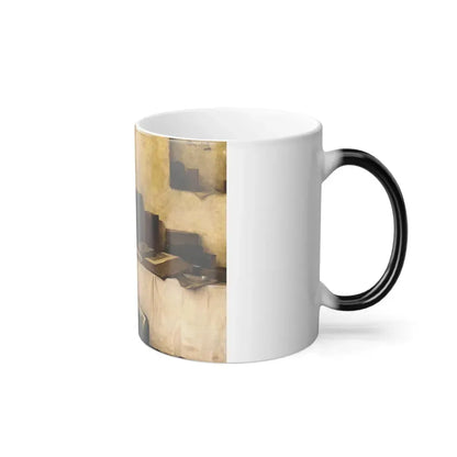 Alois Heinrich Priechenfried (1867-1953) A Scholar in His Study - Color Changing Mug 11oz - Go Mug Yourself