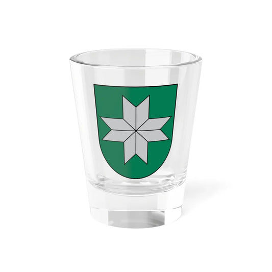Aloja novads COA (Latvia) (Coat of Arms) Shot Glass 1.5oz 1.5oz - Go Mug Yourself