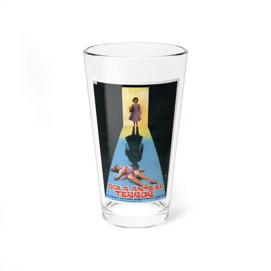 ALONE AGAINST TERROR 1983 Movie Poster - Pint Glass 16oz 16oz - Go Mug Yourself