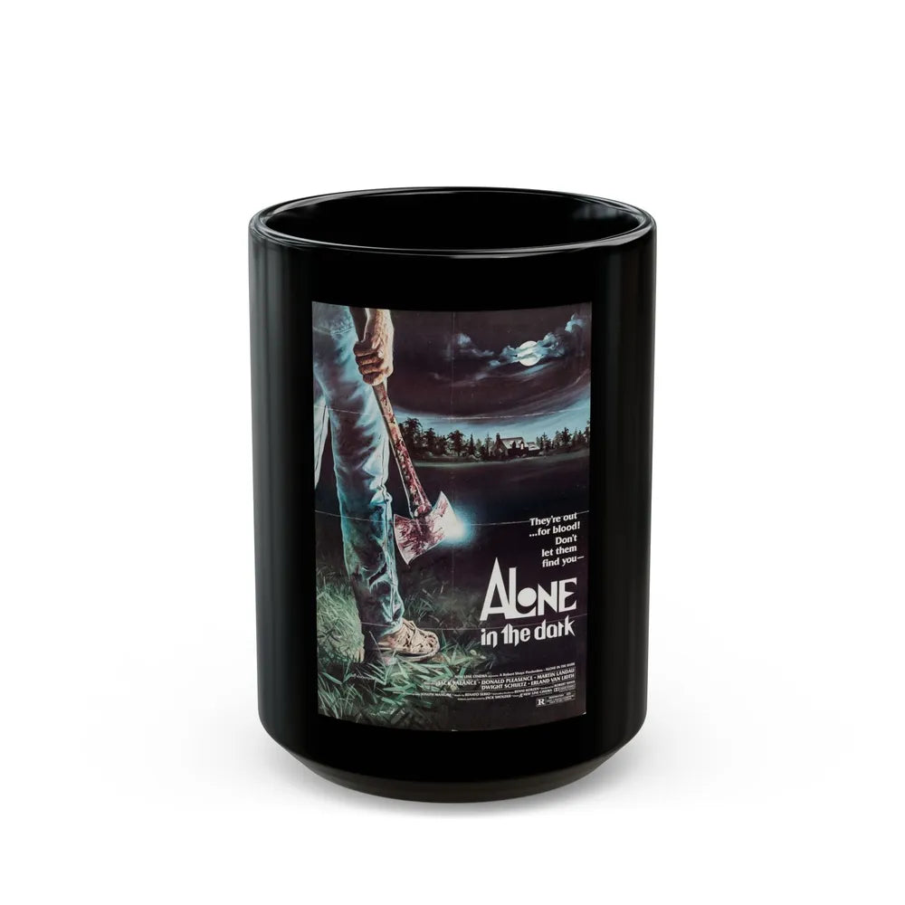 ALONE IN THE DARK 1982 Movie Poster - Black Coffee Mug-15oz-Go Mug Yourself