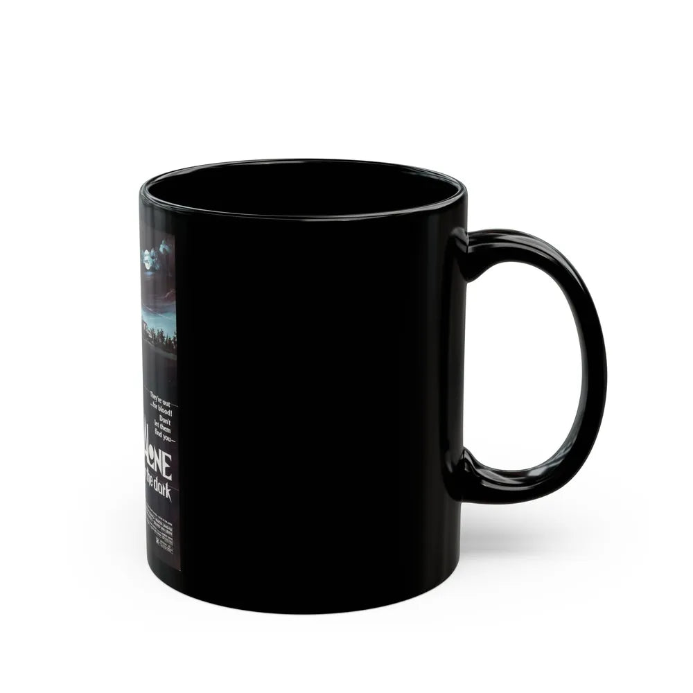 ALONE IN THE DARK 1982 Movie Poster - Black Coffee Mug-Go Mug Yourself