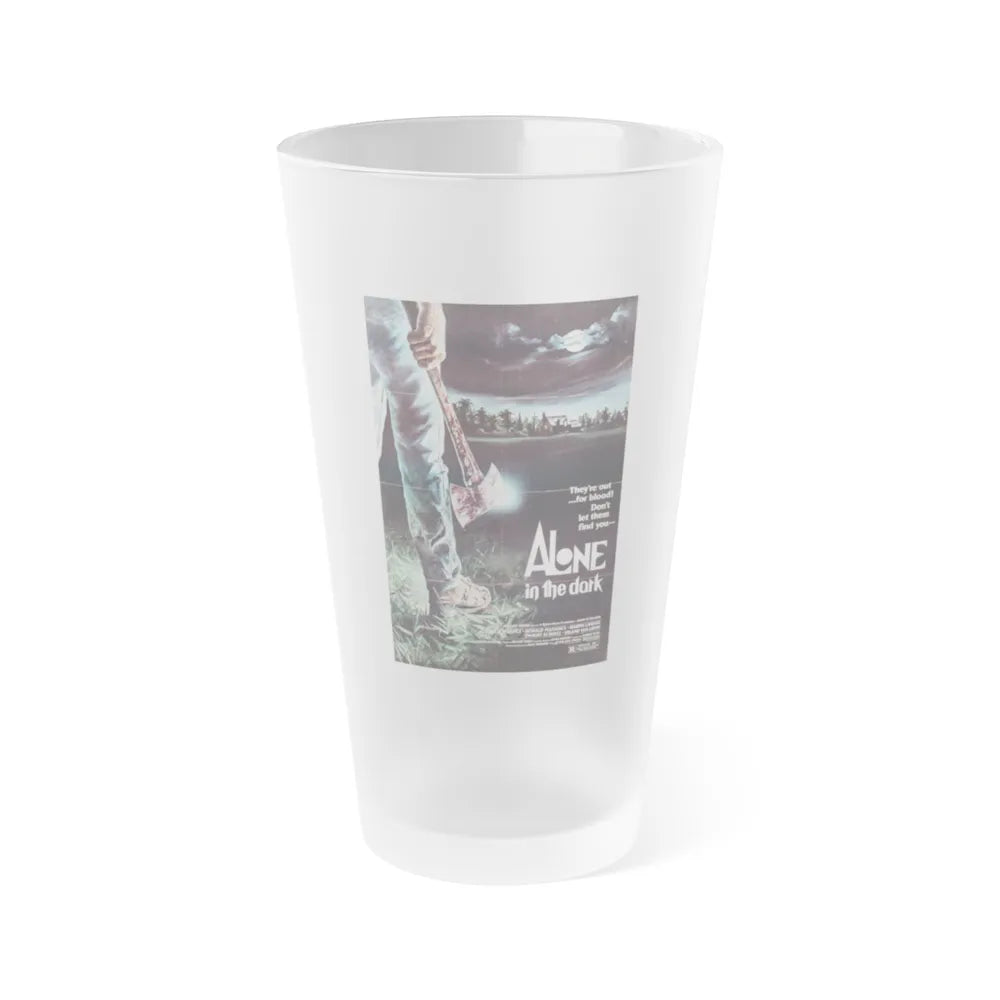 ALONE IN THE DARK 1982 Movie Poster - Frosted Pint Glass 16oz-Go Mug Yourself