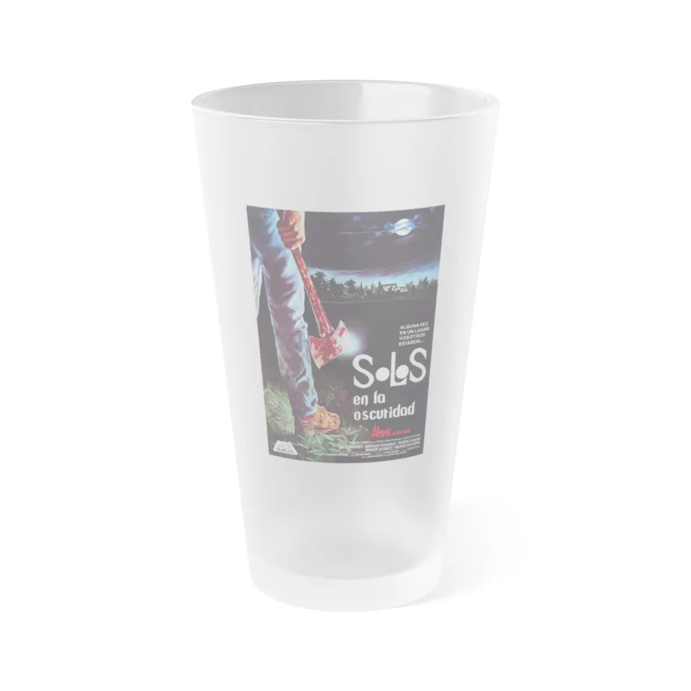 ALONE IN THE DARK (2) 1982 Movie Poster - Frosted Pint Glass 16oz-Go Mug Yourself