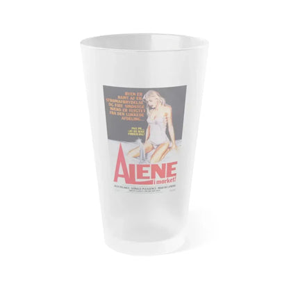 ALONE IN THE DARK (DANISH) 1982 Movie Poster - Frosted Pint Glass 16oz Default Title - Go Mug Yourself
