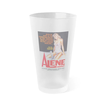 ALONE IN THE DARK (DANISH) 1982 Movie Poster - Frosted Pint Glass 16oz-Go Mug Yourself