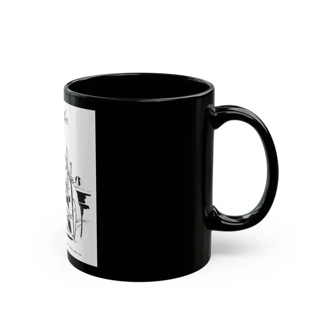 Alone Together, Redbook, August 1956 - Black Coffee Mug - Go Mug Yourself