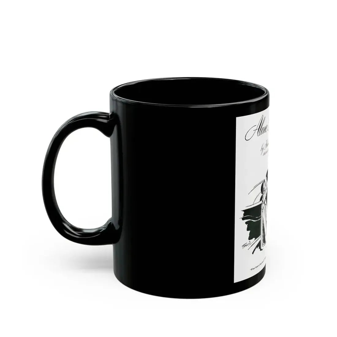 Alone Together, Redbook, August 1956 - Black Coffee Mug - Go Mug Yourself