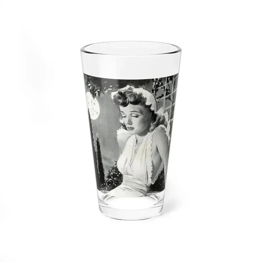 Alone with the Moon Again, 1941 (Magazine Illustration) Pint Glass 16oz 16oz - Go Mug Yourself