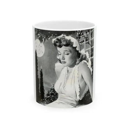 Alone with the Moon Again, 1941 - White Coffee Mug 11oz - Go Mug Yourself