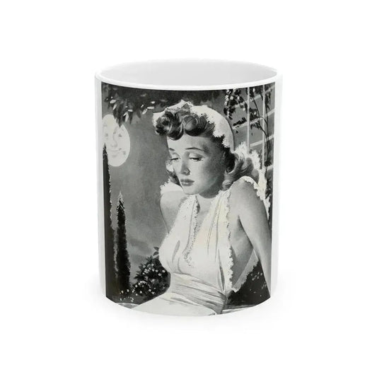Alone with the Moon Again, 1941 - White Coffee Mug 11oz - Go Mug Yourself